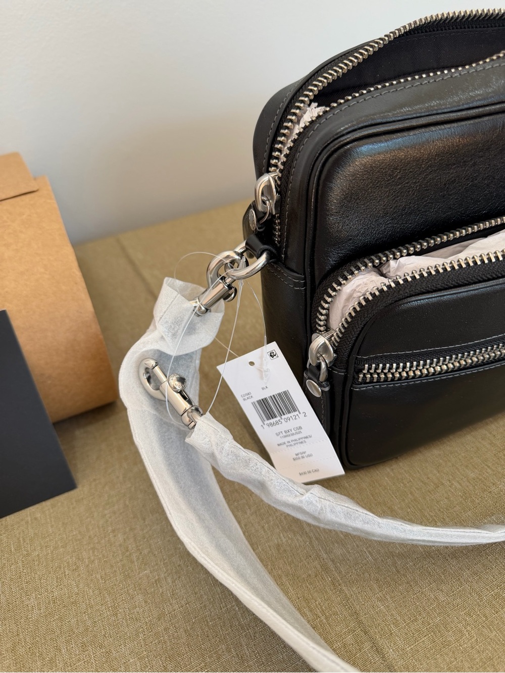 NWT Coach Dakota Shoulder Crossbody Black Bag - Picture 6 of 16